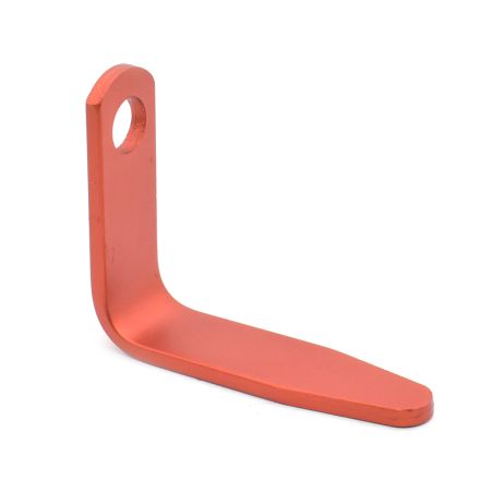 Superior Parts GH5-Red L-Shaped Rafter Hook (Aluminum) for Nail Guns with 1/4 Inch NPT Air Fitting (SMALL) - Red