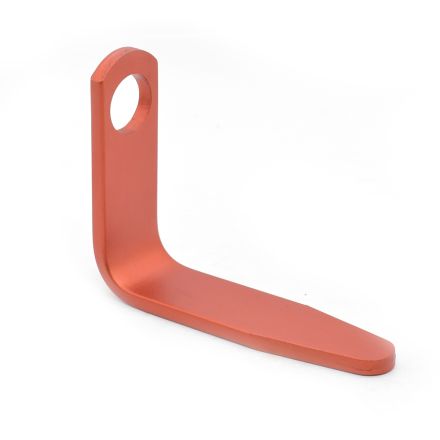 Superior Parts GH9-Red L-Shaped Rafter Hook (Aluminum) for Nail Guns with 3/8 Inch NPT Air Fitting - Red
